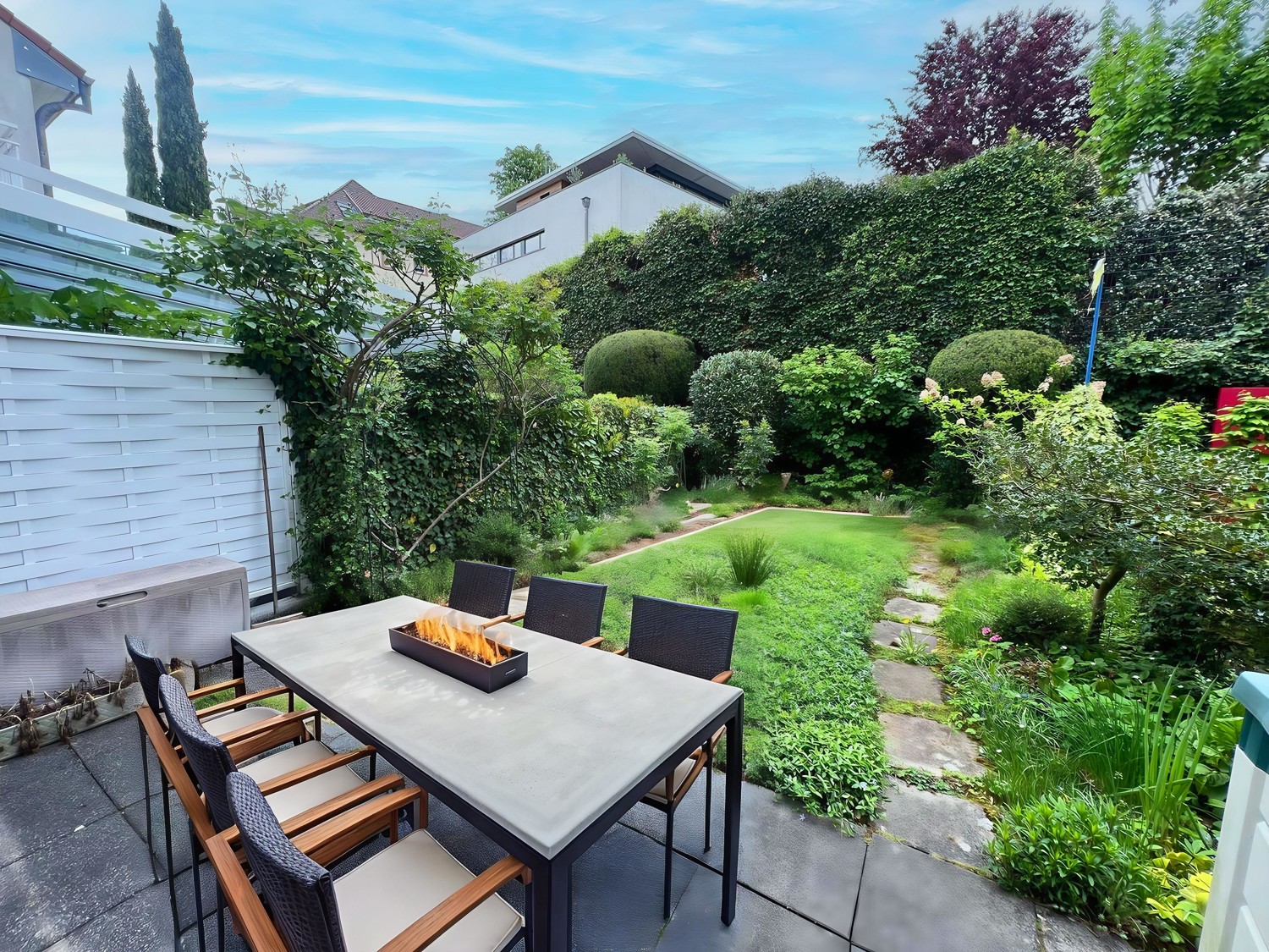 virtuelles Homestaging Terrasse