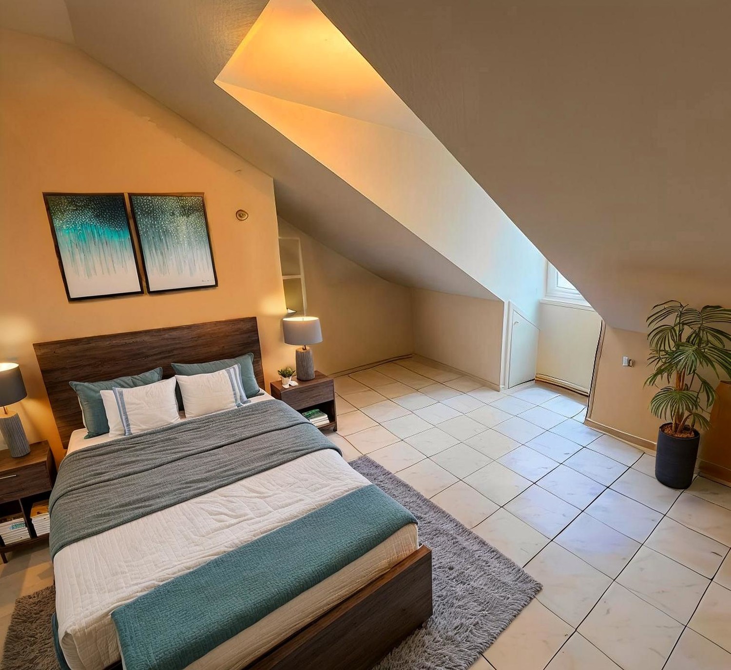 virtuelles Homestaging Gästezimmer