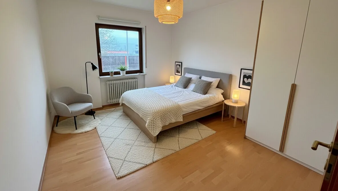 Virtuelles Homestaging Schlafzimmer