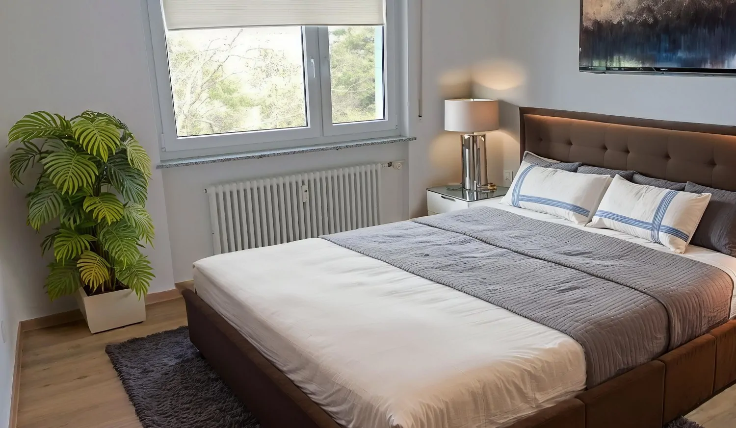 Schlafzimmer virtuelles Homestaging