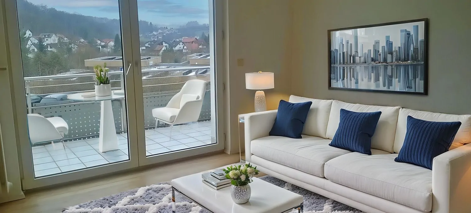 Wohnbereich virtuelles Homestaging