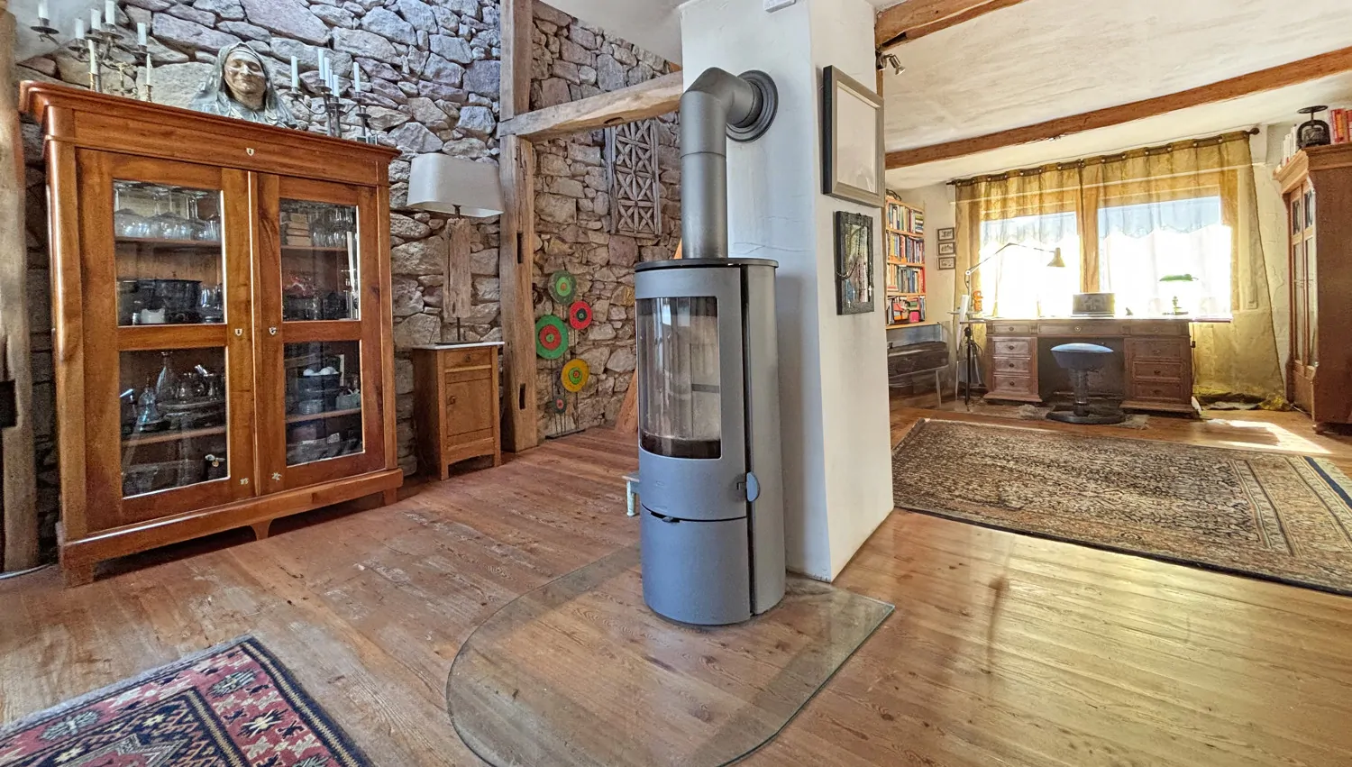 Kamin im Obergeschoss