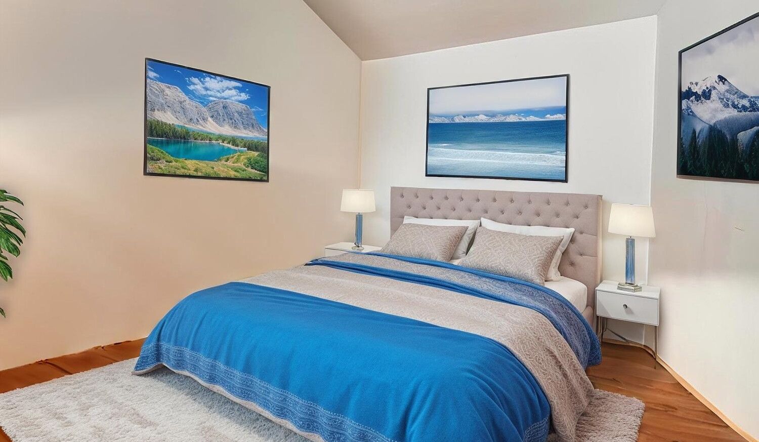 Schlafzimmer virtuelles Homestaging