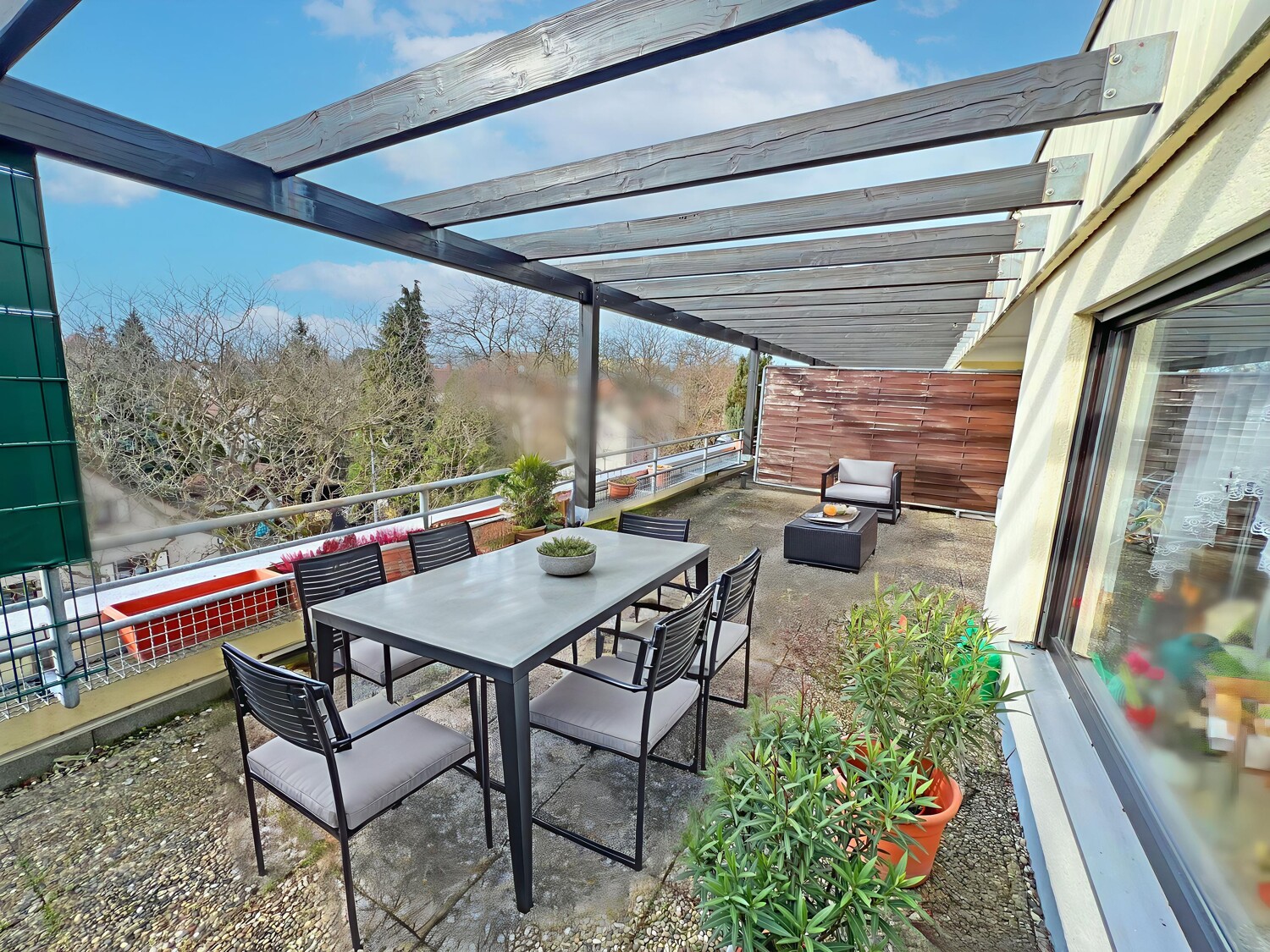 Terrasse virtuelles Homestaging
