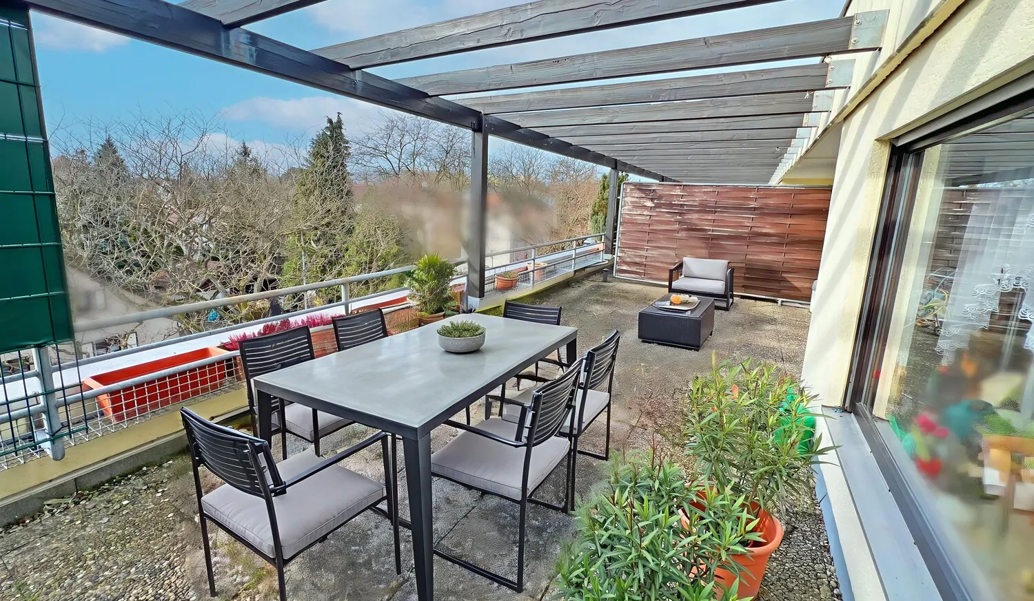 Terrasse virtuelles Homestaging