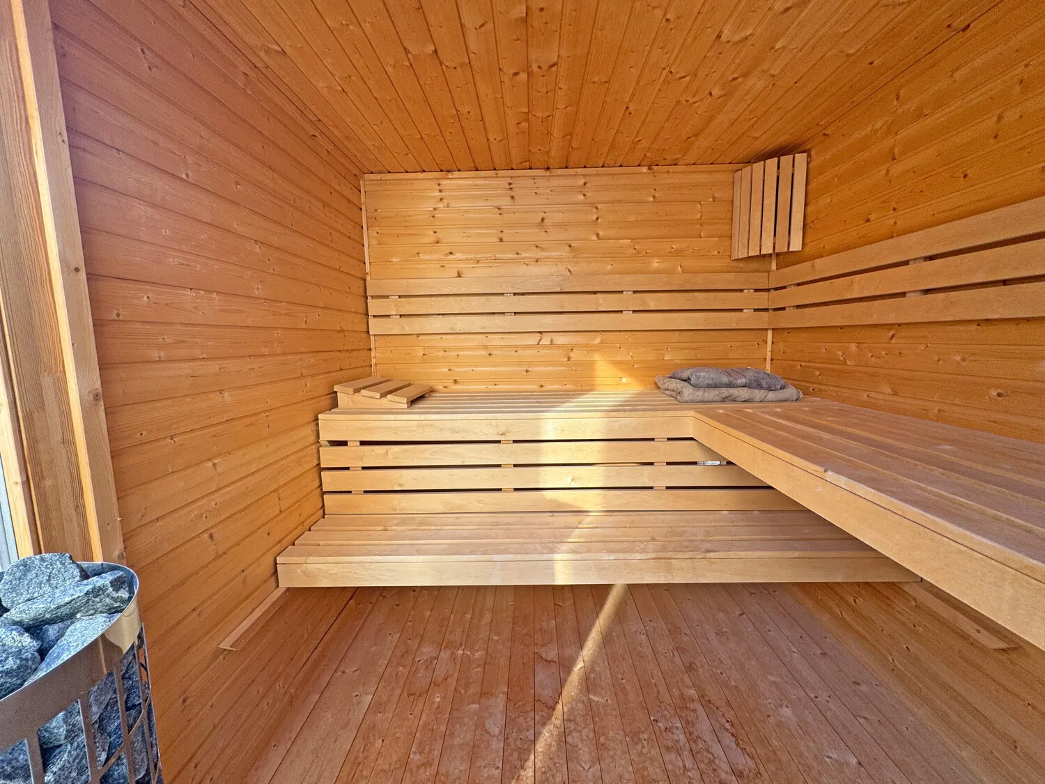 Sauna im Garten