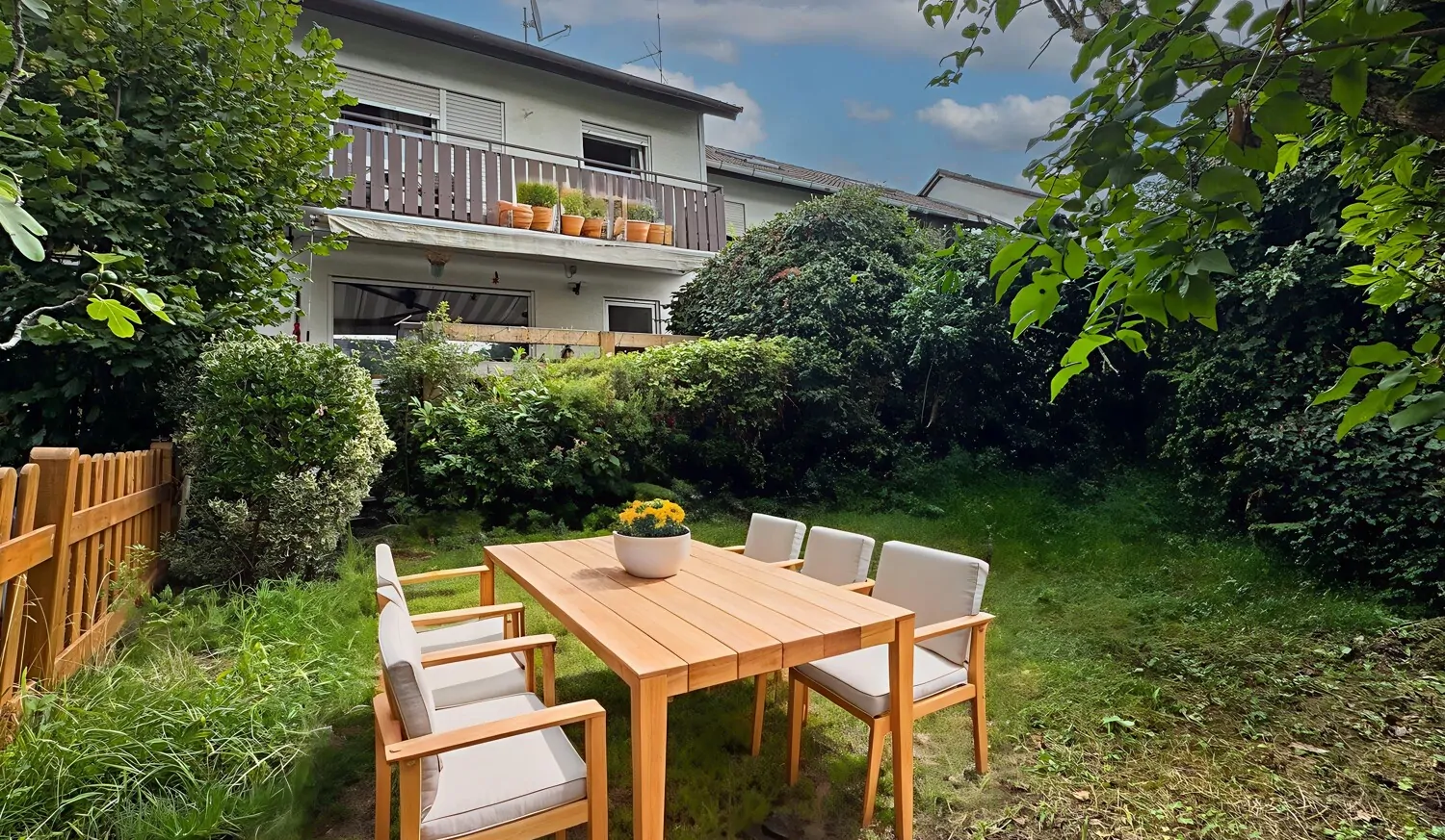 Garten virtuelles Homestaging