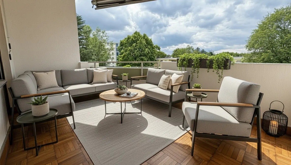 Balkon virtuelles Homestaging