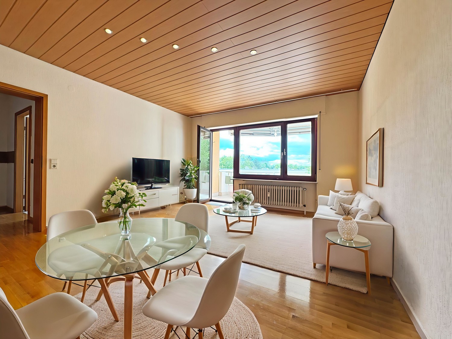 Wohn- und Essbereich virtuelles Homestaging