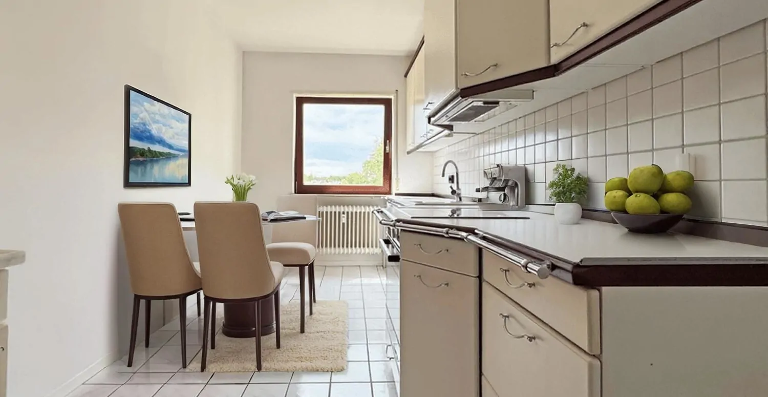 Küche virtuelles Homestaging