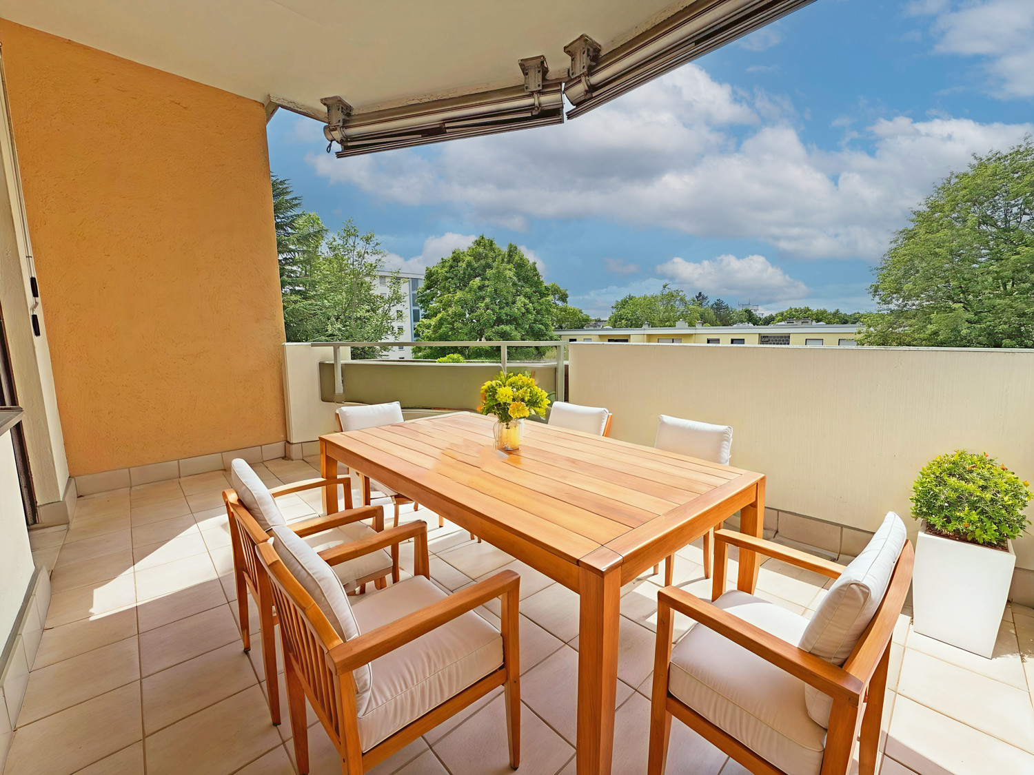 Balkon virtuelles Homestaging