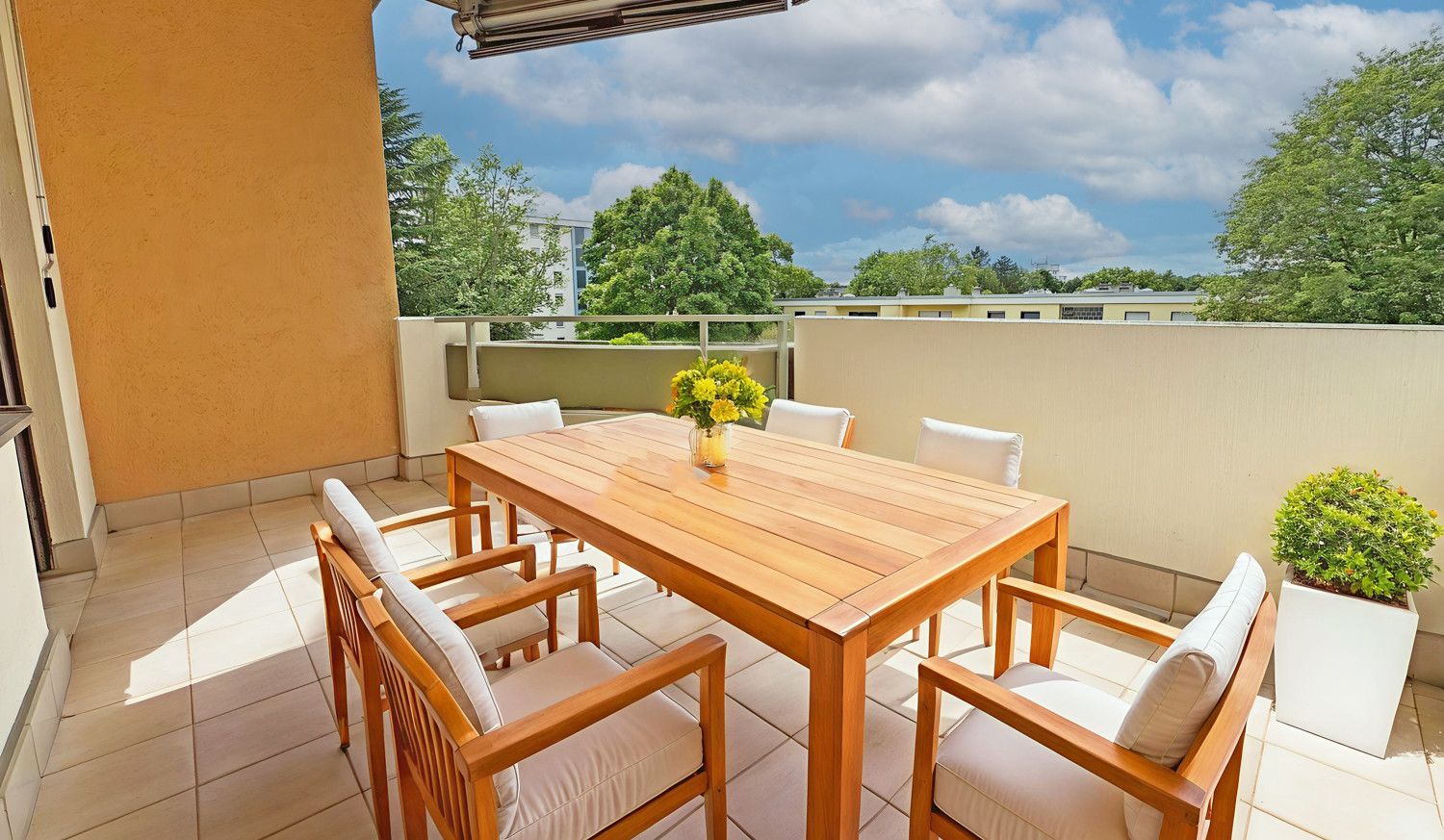 Balkon virtuelles Homestaging