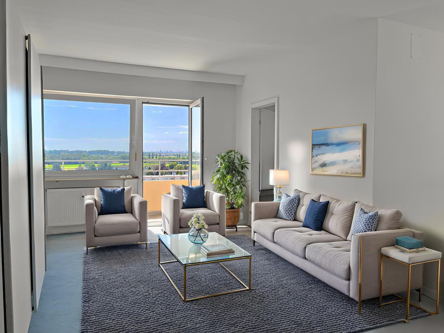 Wohn- und Essbereich virtuelles Homestaging