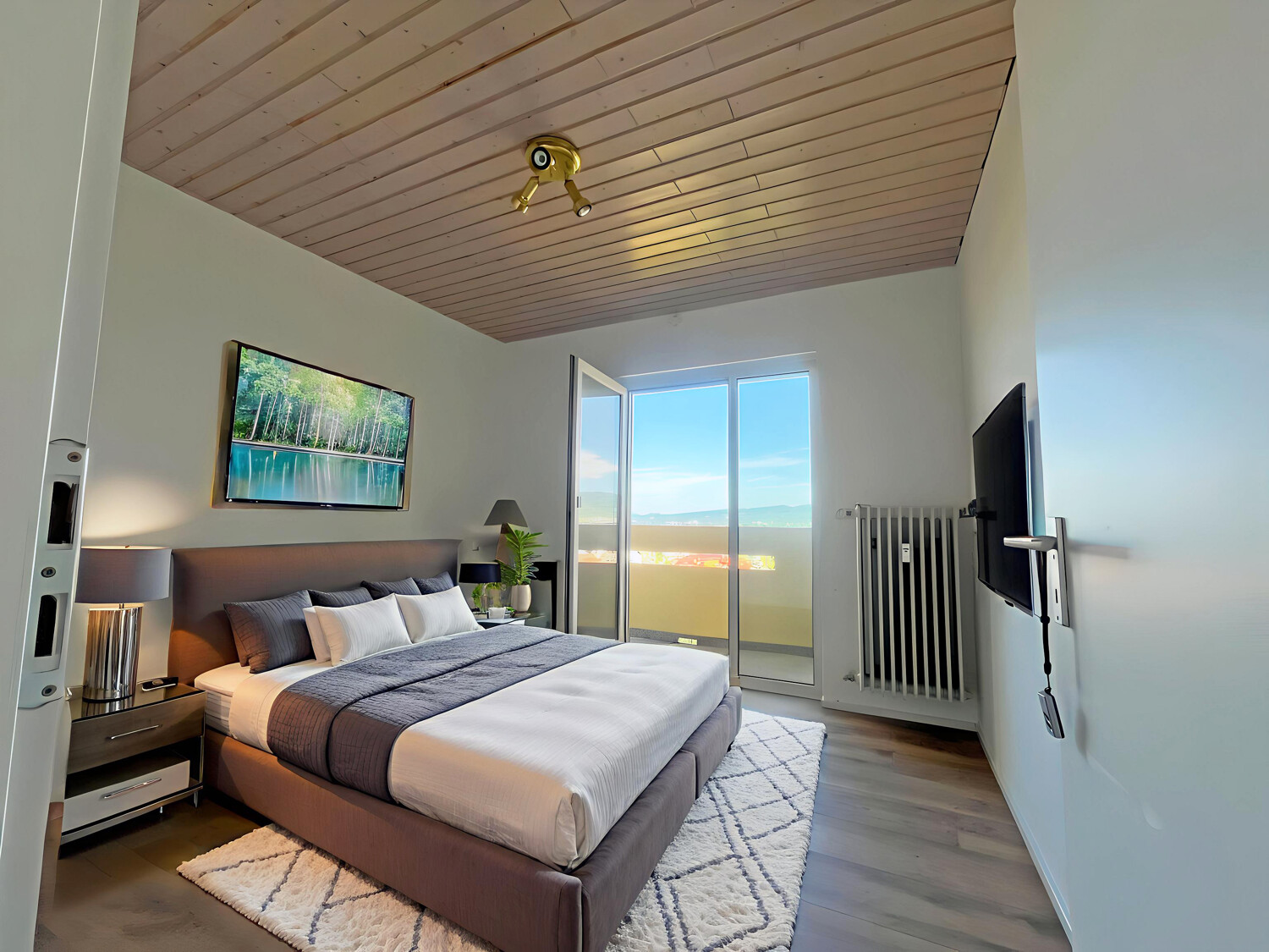 Schlafzimmer virtuelles Homestaging