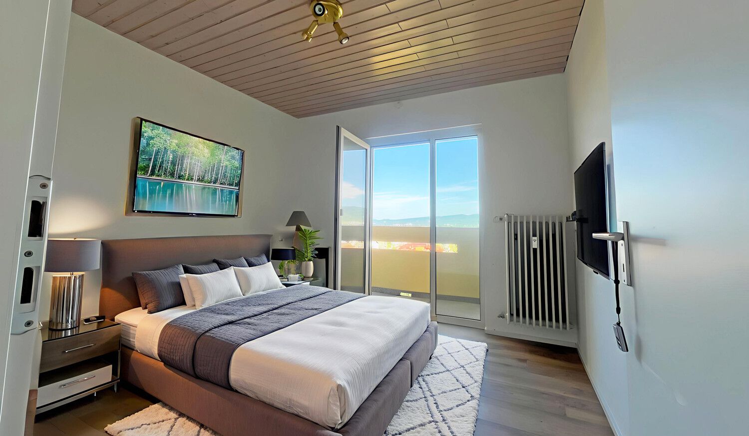 Schlafzimmer virtuelles Homestaging