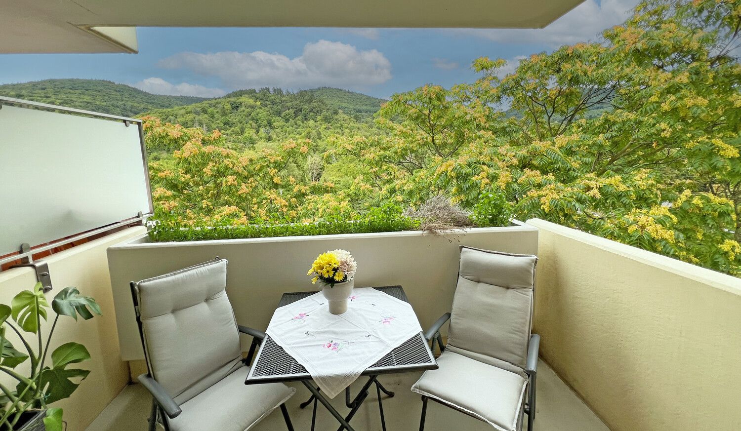 Balkon mit Ausblick