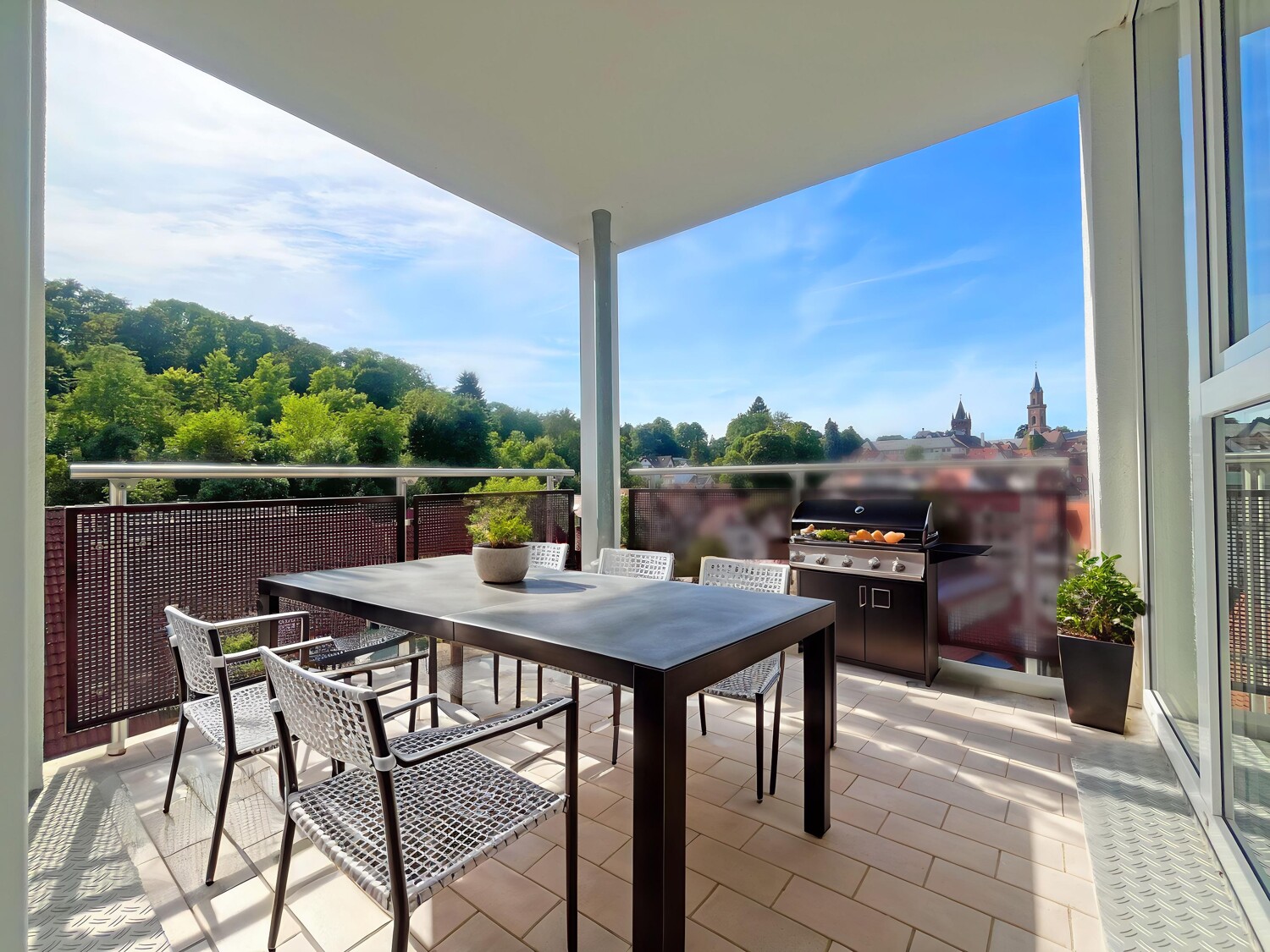 Balkon virtuelles Homestaging