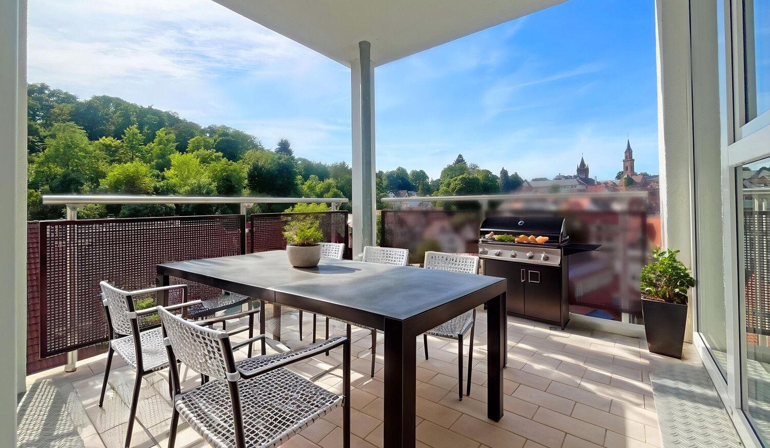 Balkon virtuelles Homestaging