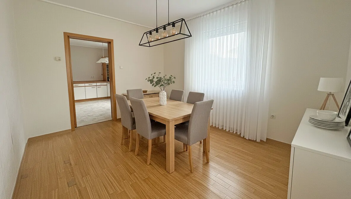 Virtuelles Homestaging Esszimmer