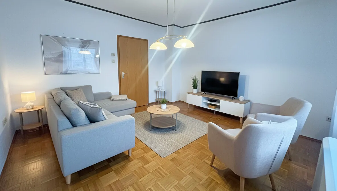 Virtuelles Homestaging Wohnzimmer