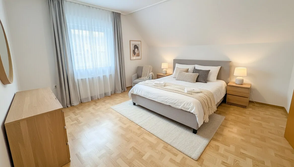 Virtuelles Homestaging Schlafzimmer