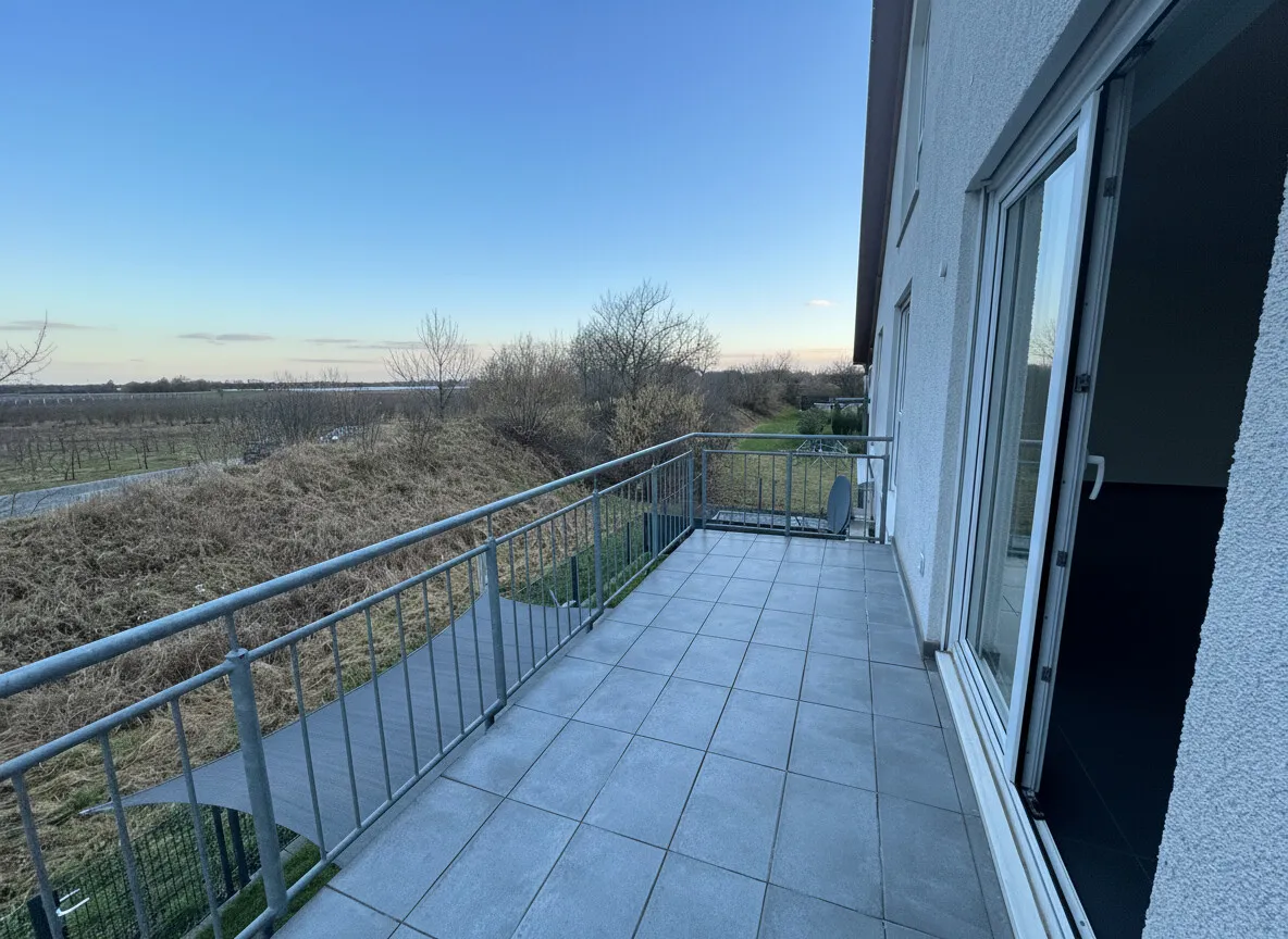 Balkon mit Südausrichtung