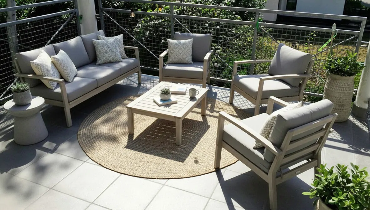 Balkon virtuelles Homestaging
