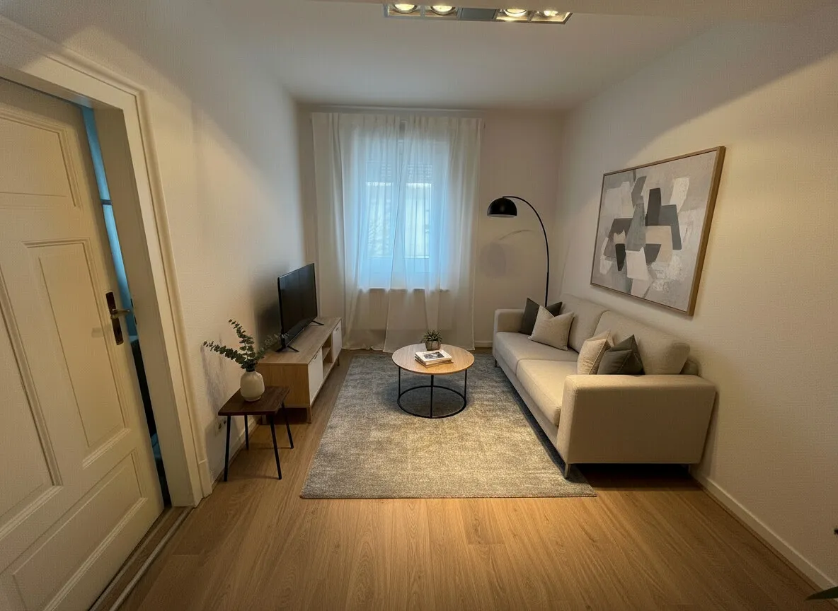 Virtuelles Homestaging Wohnzimmer