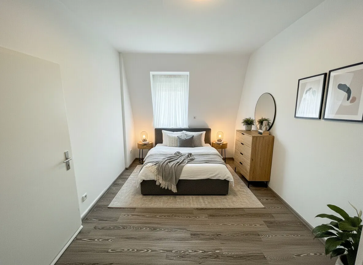 Virtuelles Homestaging Schlafzimmer