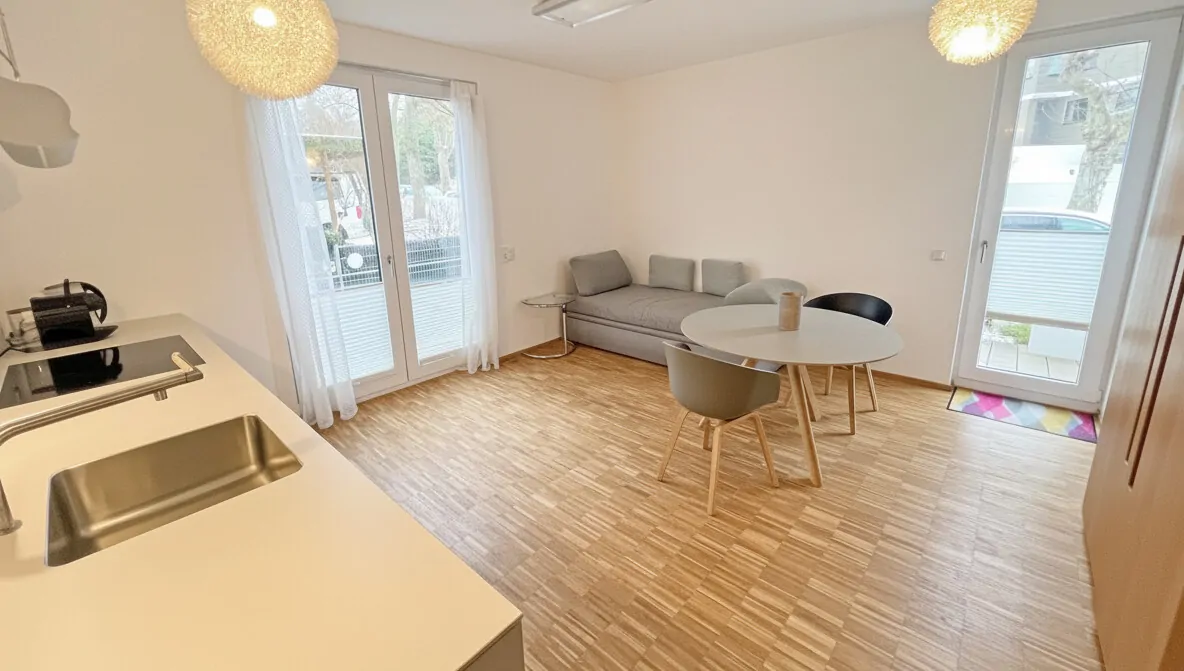 Wohn- und Kochbereichmit Küche