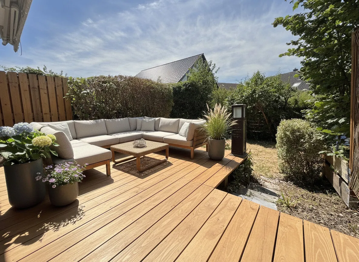 Terrasse  virtuelles Homestaging