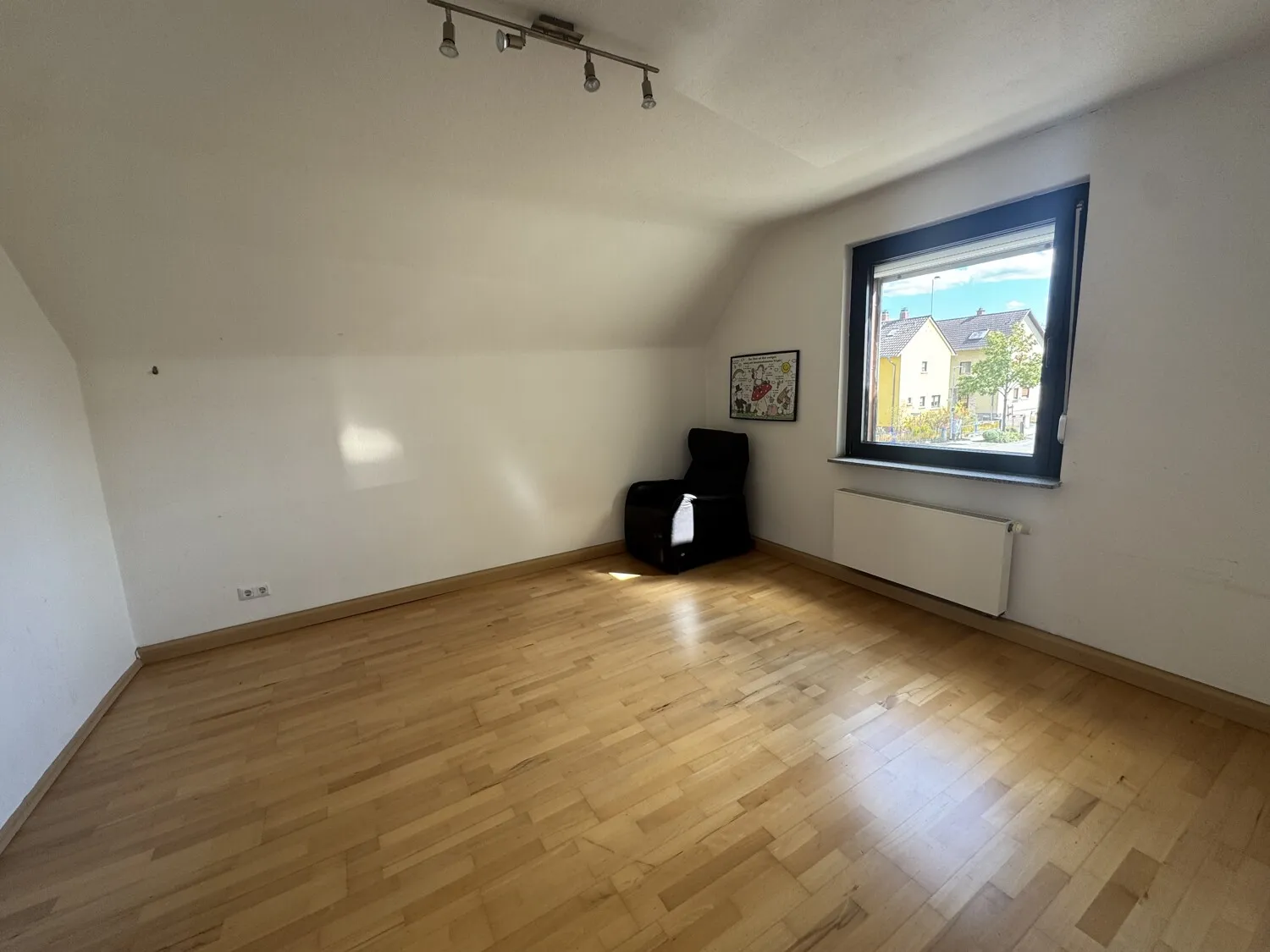 Schlafbereich ausgeräumt