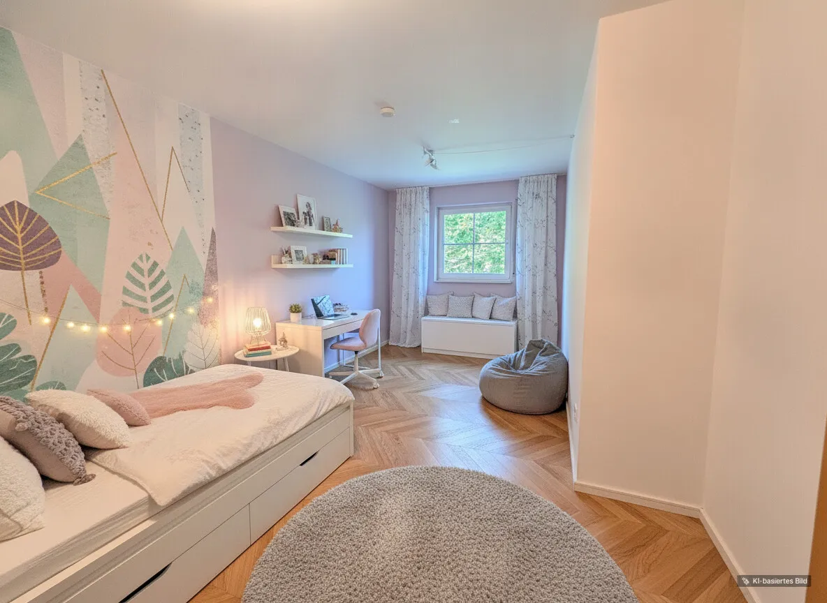 Schlafzimmer Gartengeschoss