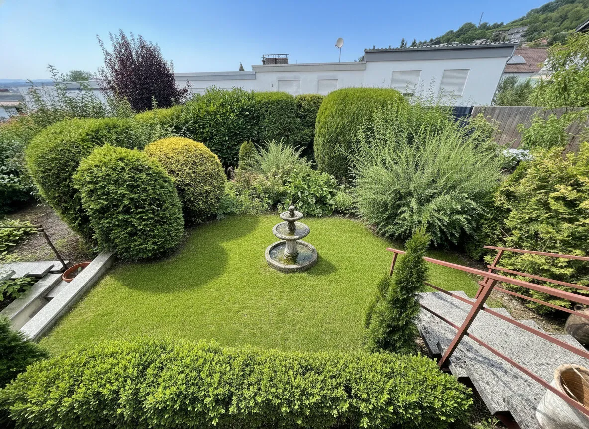 Garten virtuelles Homestaging