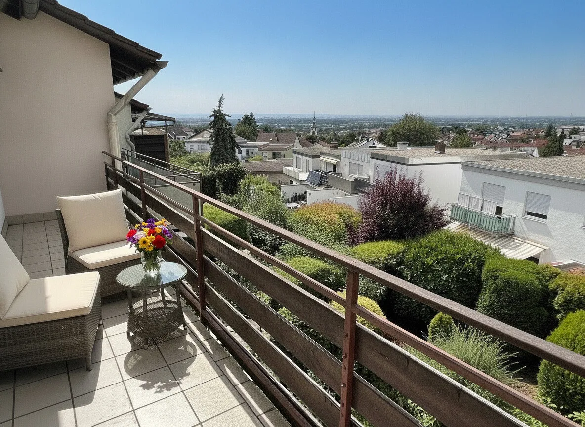 Balkon OG virtuelles Homestaging