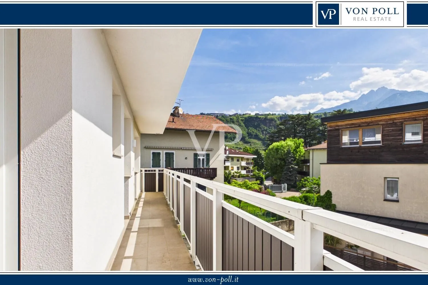 Appartamento trilocale con terrazza panoramica al confine tra Merano e Lagundo