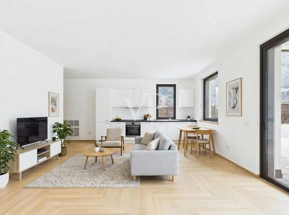 A/1: Charmante, moderne Drei-Zimmer-Wohnung mit privatem Garten