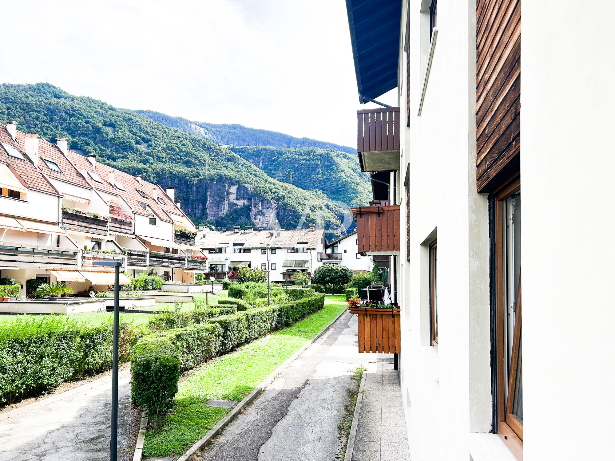 Vista dal balcone