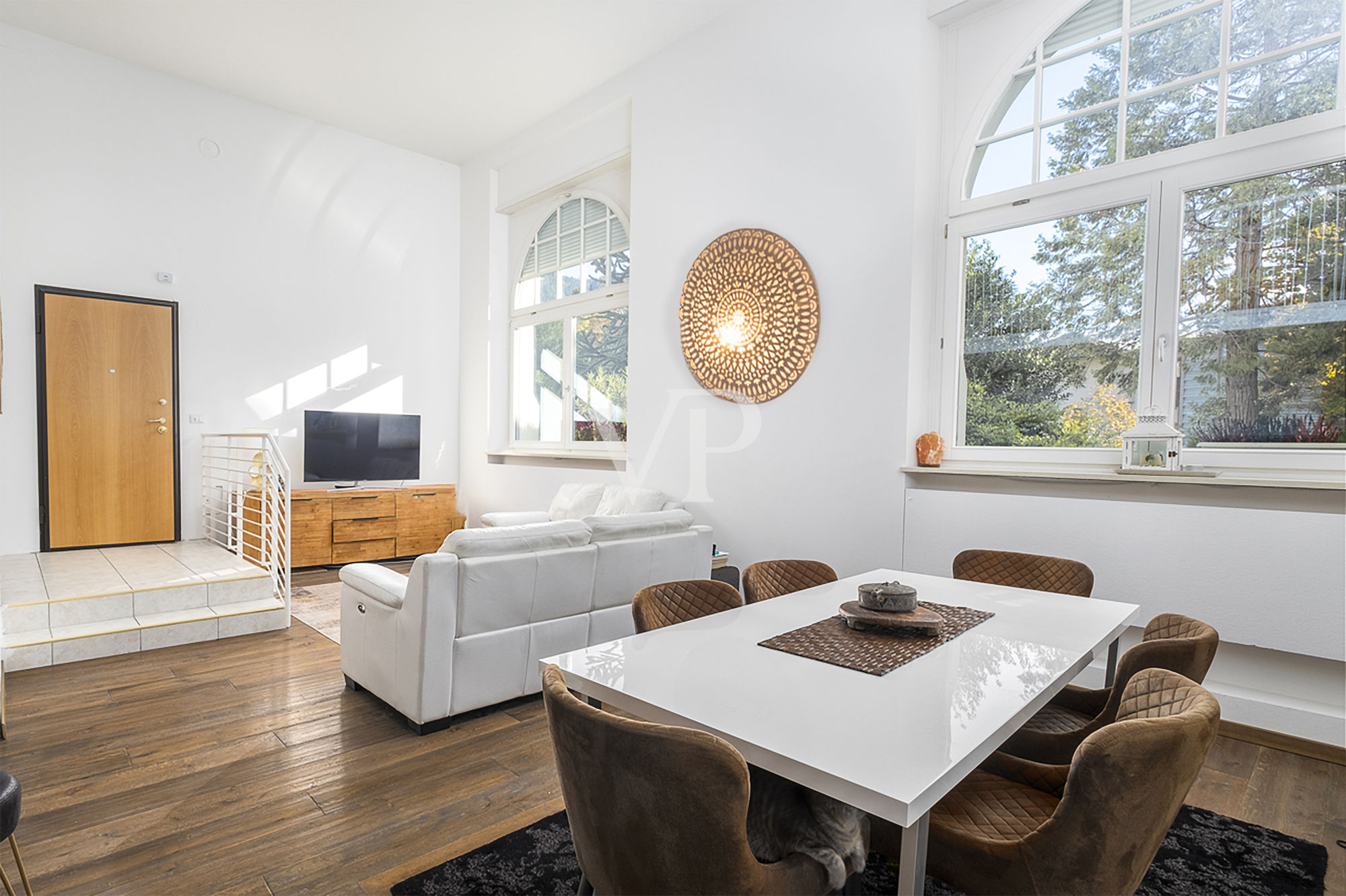 Appartement représentatif dans un bâtiment historique