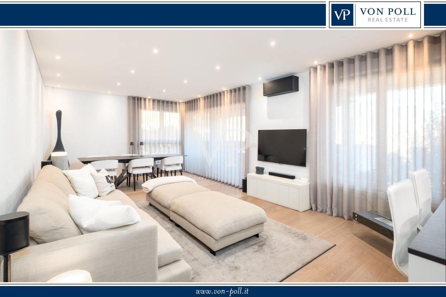 Prestigeträchtige Vier-Zimmer-Wohnung mit Terrasse und Garage