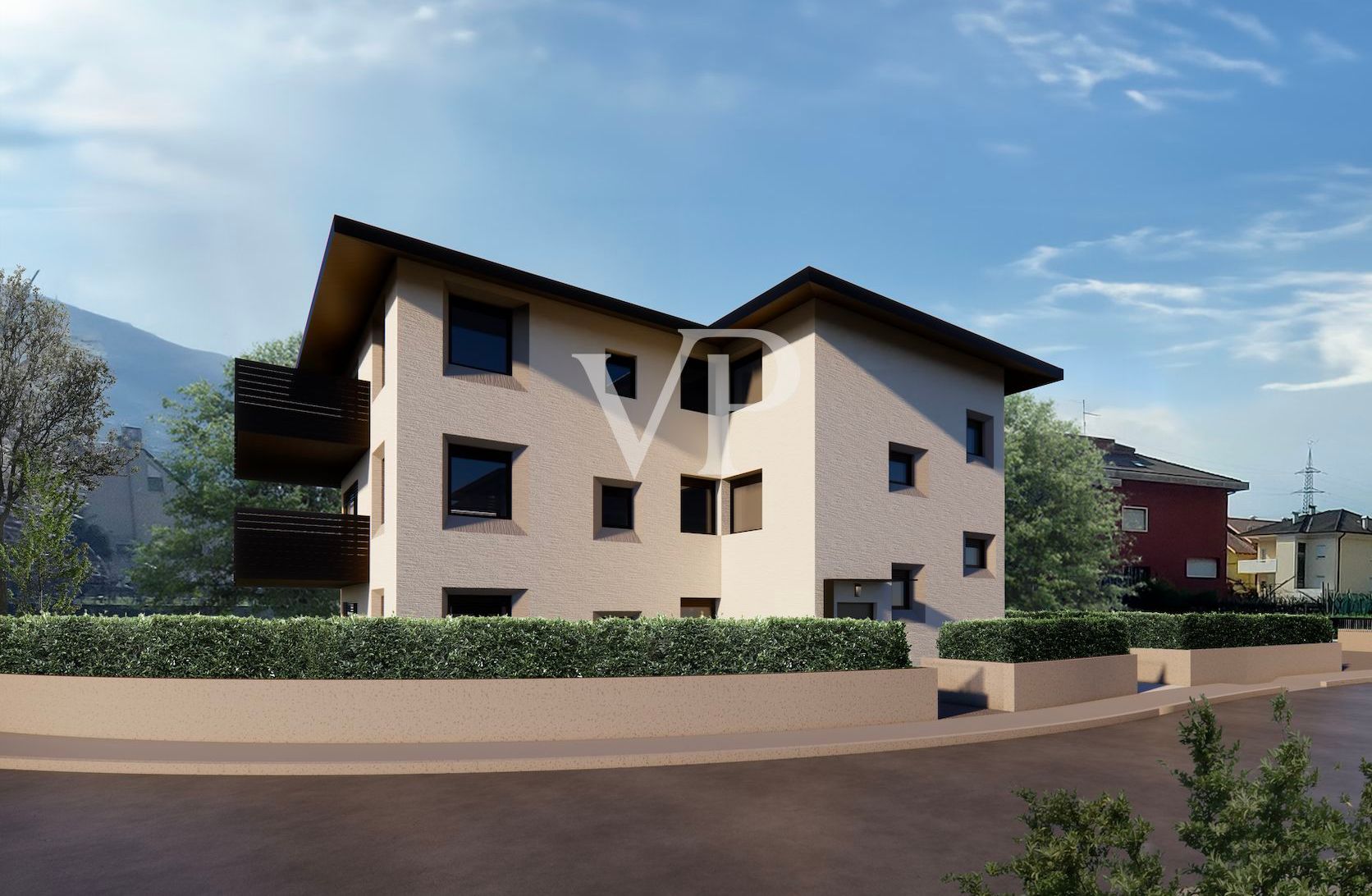 C/3: Moderne und helle Drei-Zimmer-Wohnung mit Terrasse