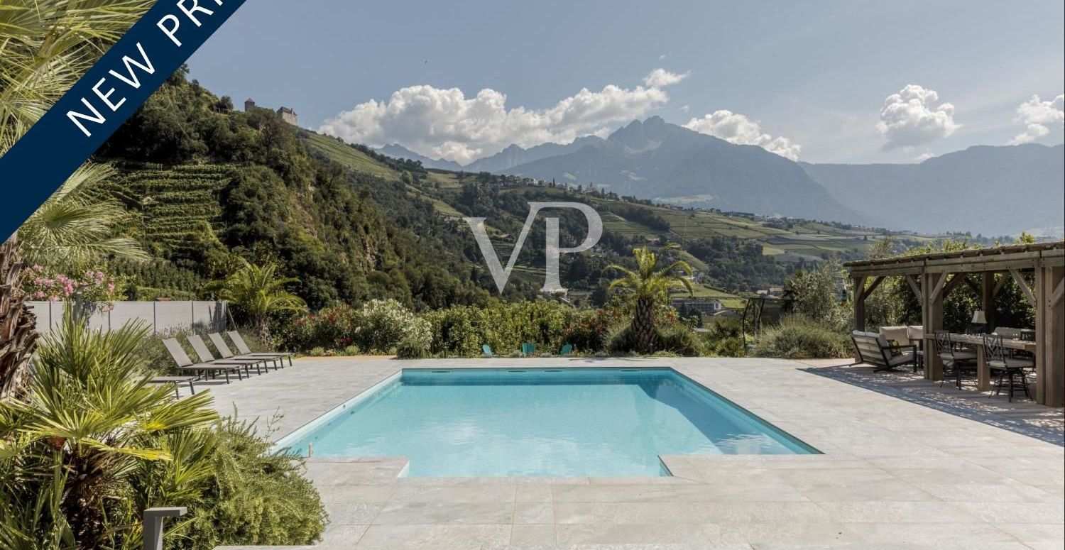 Villa con estilo de vida y vistas fascinantes