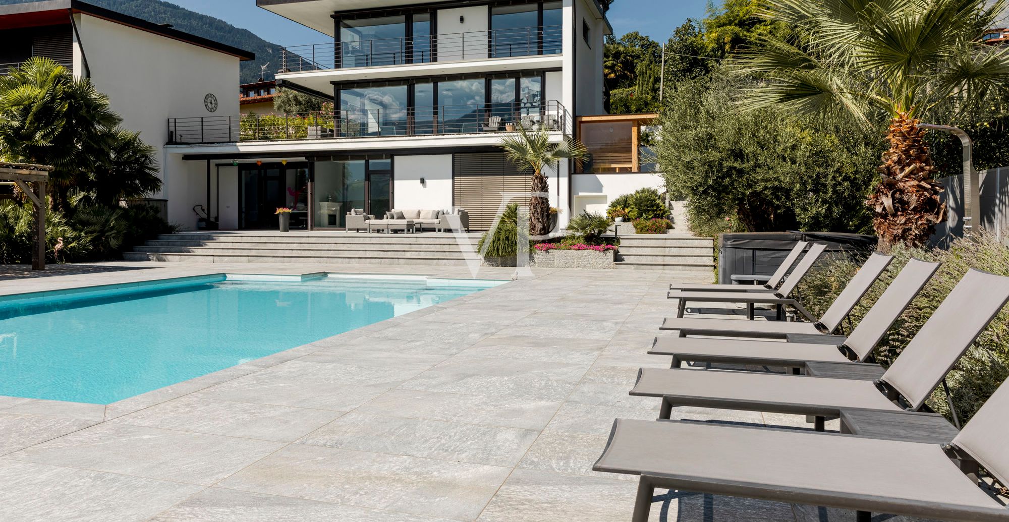 Villa con estilo de vida y vistas fascinantes