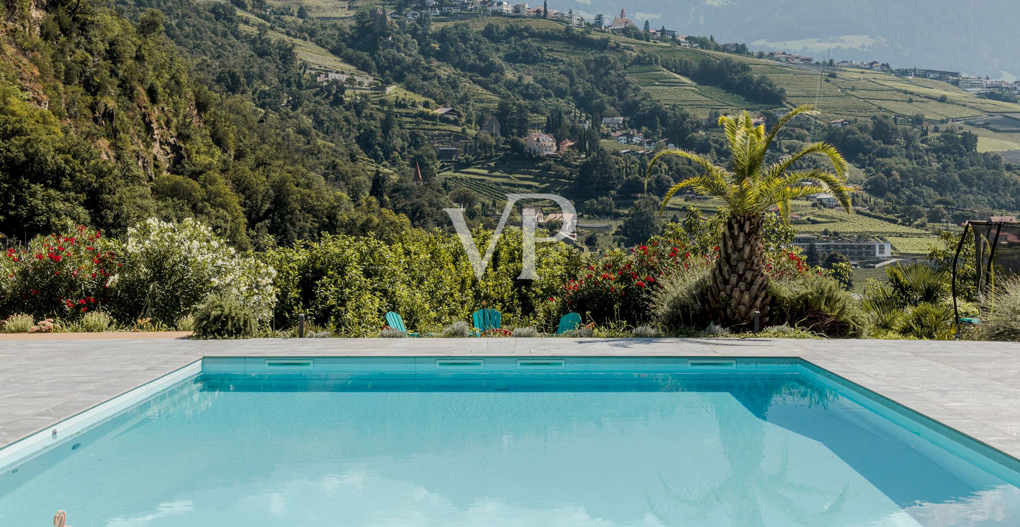 Villa con estilo de vida y vistas fascinantes
