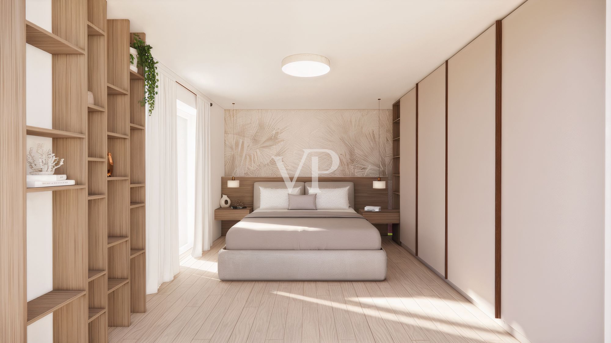 Modern and bright two-bedroom apartment with terrace