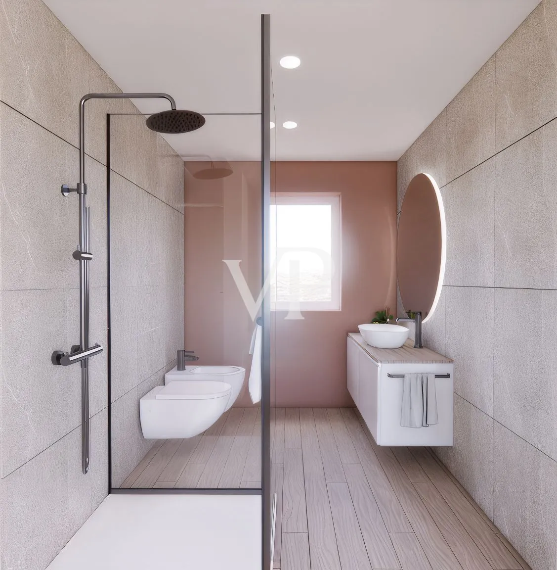 Moderno y luminoso apartamento de dos dormitorios con terraza