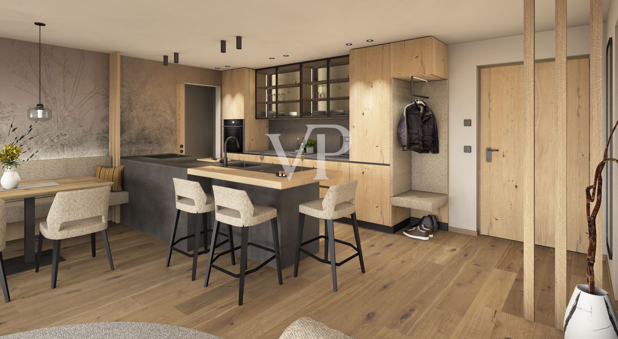 Exklusive 3-Zimmer-Gartenwohnung in moderner Alpinresidenz (konventioniert laut Art. 39)