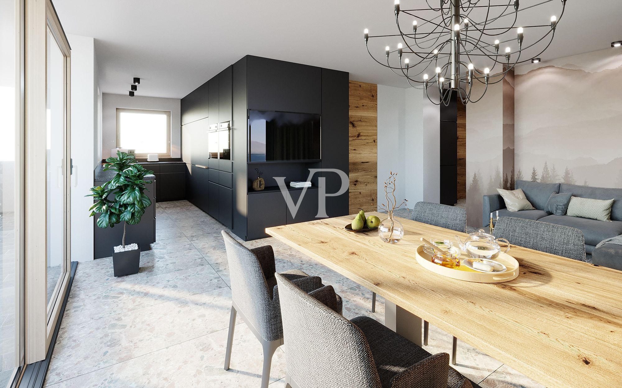 Moderno ático de 3 habitaciones de alta calidad en Latsch