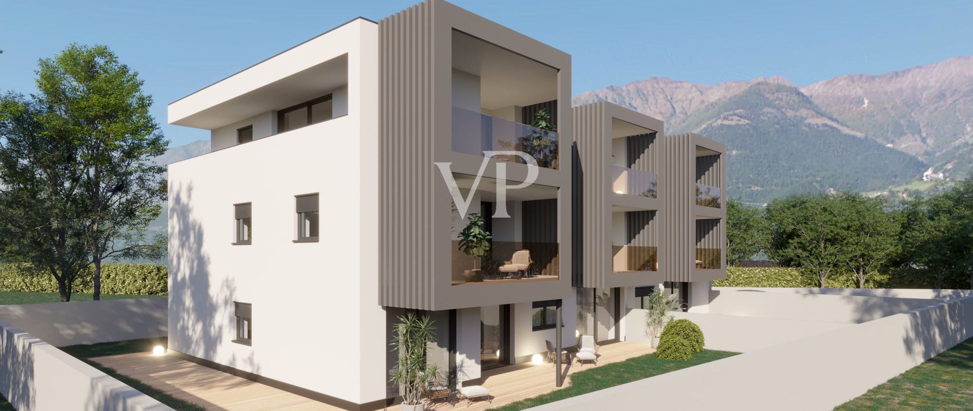 Moderne, hochwertige Drei-Zimmer-Penthouse-Wohnung in Latsch