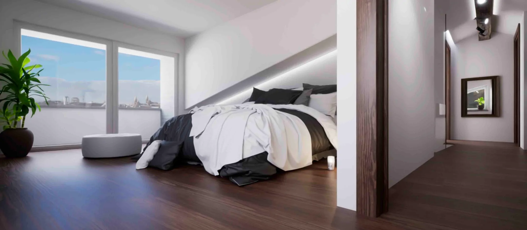 Ático premium con vista panorámica en el corazón de Bolzano